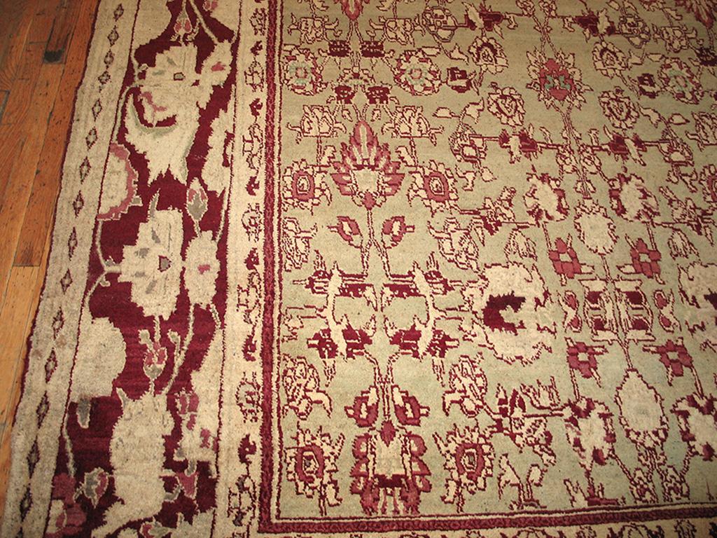 Tappeto indiano Agra del XIX secolo ( 11' x 29' - 335 x 883 ) In condizioni buone in vendita a New York, NY