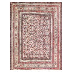 Antique INDIAN AGRA RUG, 13 ft 10 in x 10 ft (4.22 m x 3.05 m). Circa 1910's. 