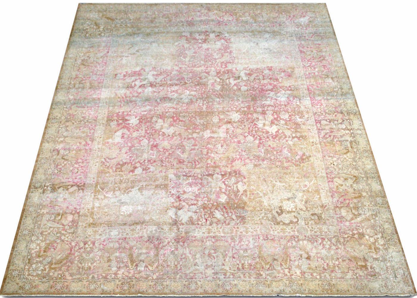 Antique Indian Agra Rug - 13'1