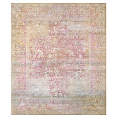 Antique Indian Agra Rug - 13'1" x 15'9"