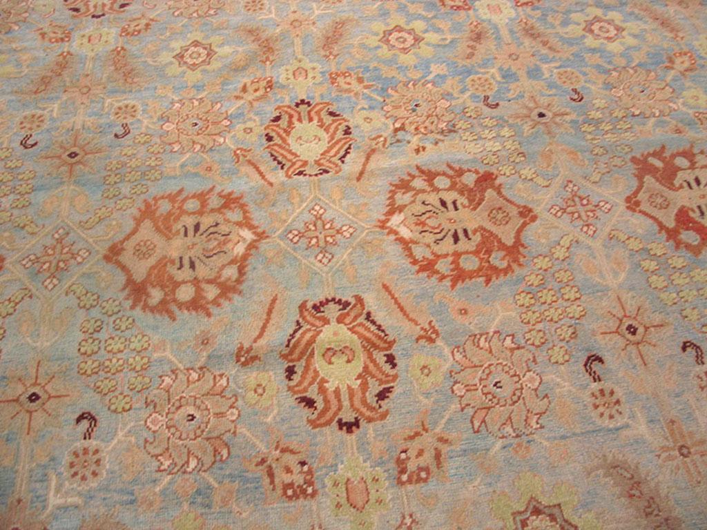 19th Century N. Indian Agra Carpet ( 13'8