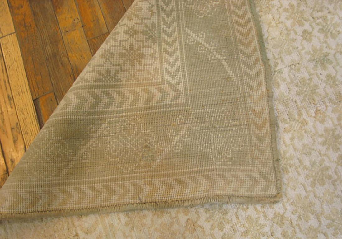 Cotton Antique Indian Agra Rug For Sale