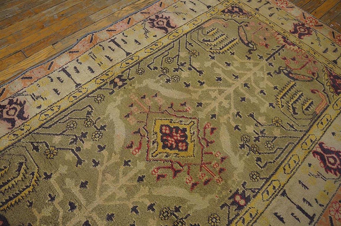 Antique Indian Agra Rug For Sale 2