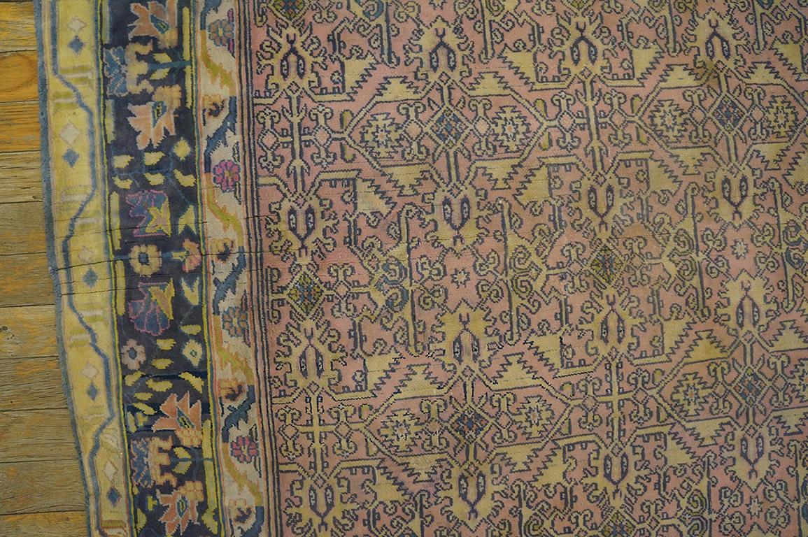 Anfang des 20.  Jahrhundert Indische Baumwolle Agra Teppich ( 4' x 6'9