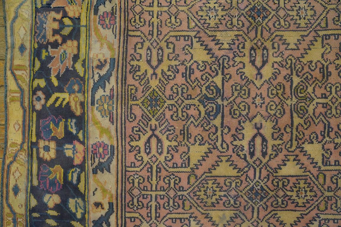 Early 20th  Century Indian Cotton Agra Carpet ( 4' x 6'9