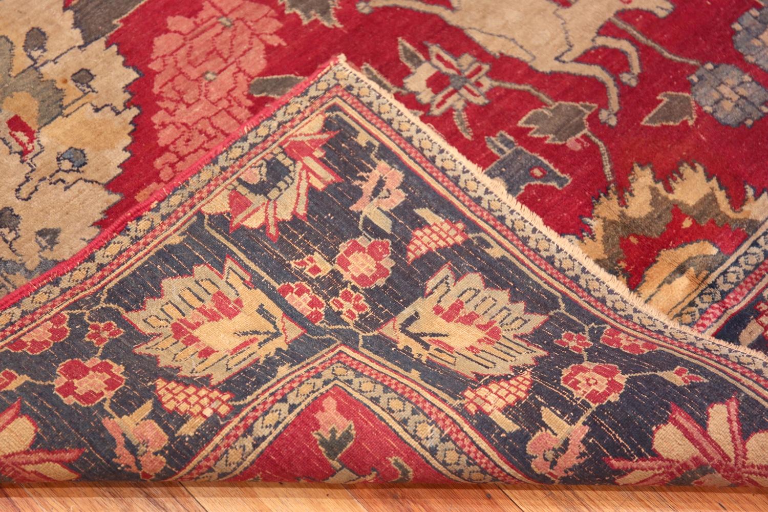 Nazmiyal Collection Antique Indian Agra Rug 6' x 8'8