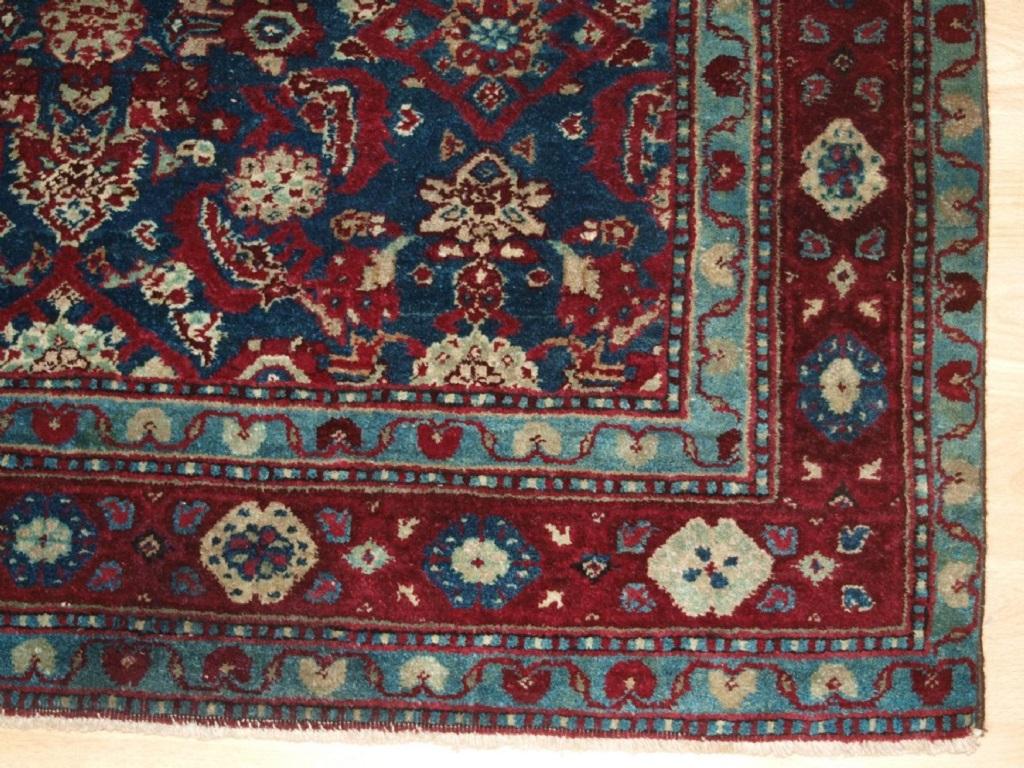 Indiano Antico tappeto indiano Agra, Design/One con colori superbi e ricchi, CIRCA 1890 in vendita