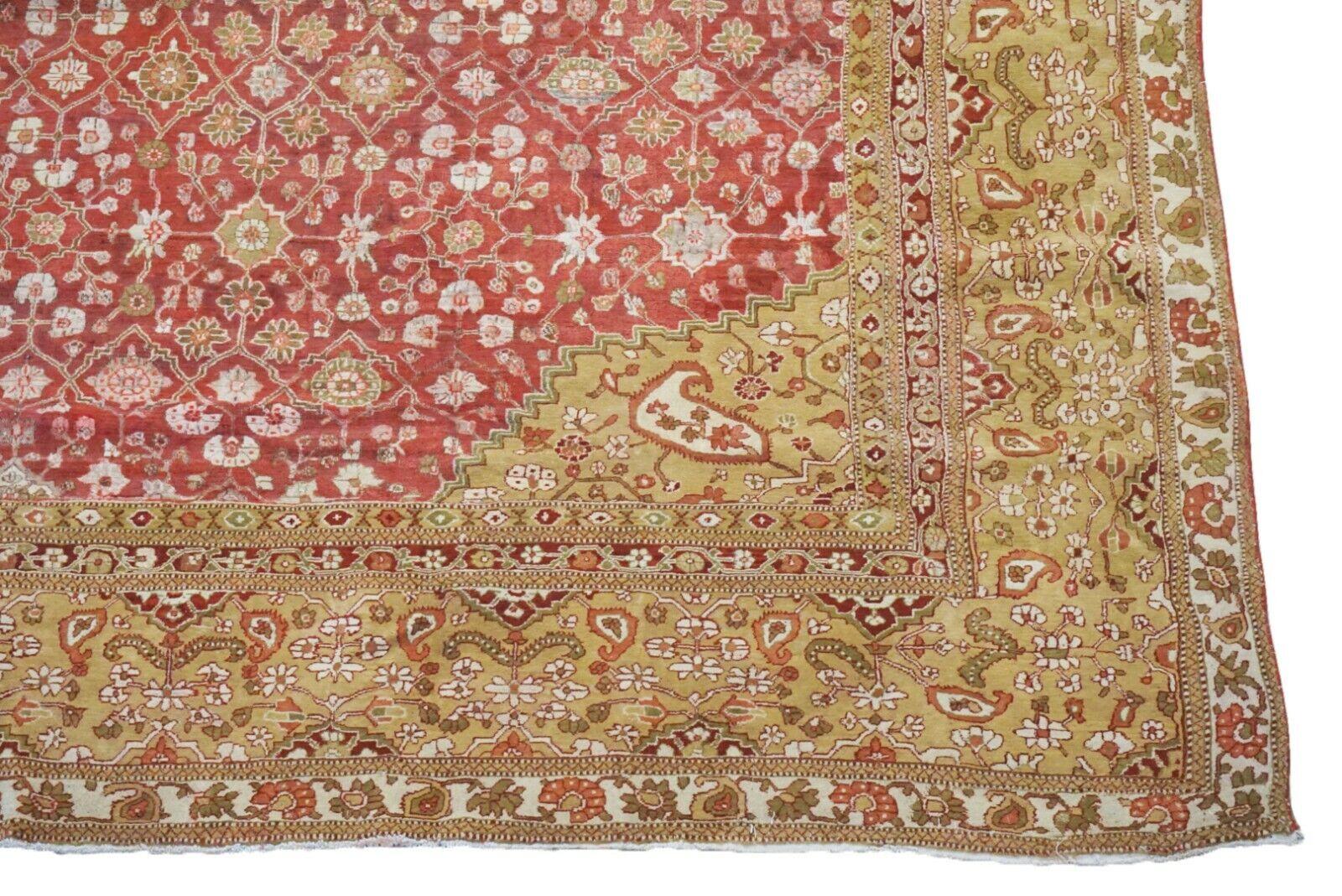 Ancien tapis indien d'Agra, vers 1900 Excellent état - En vente à Laguna Hills, CA