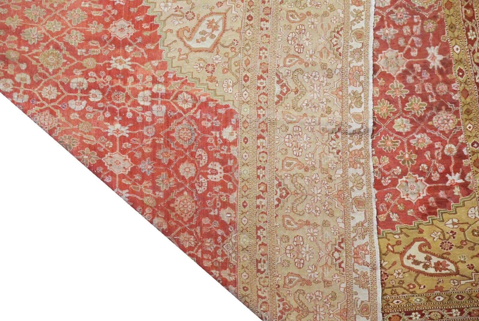 20ième siècle Ancien tapis indien d'Agra, vers 1900 en vente