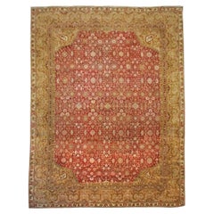 Ancien tapis indien d'Agra, vers 1900