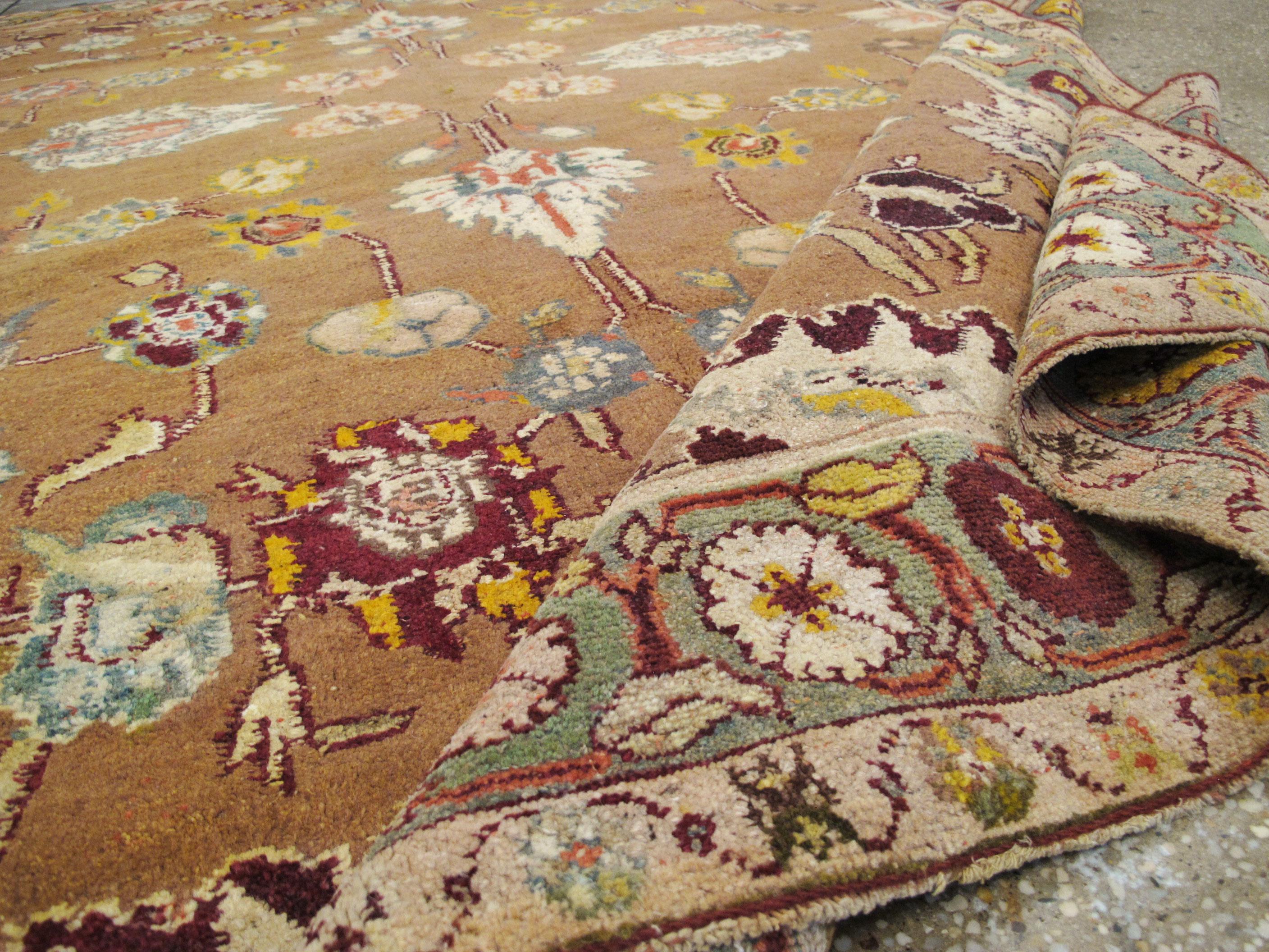 Antique Indian Agra Rug For Sale 10