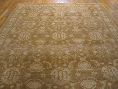 Alfombra Agra de principios del siglo XX de la India Septentrional ( 9' x 11'8" - 275 x 355 )