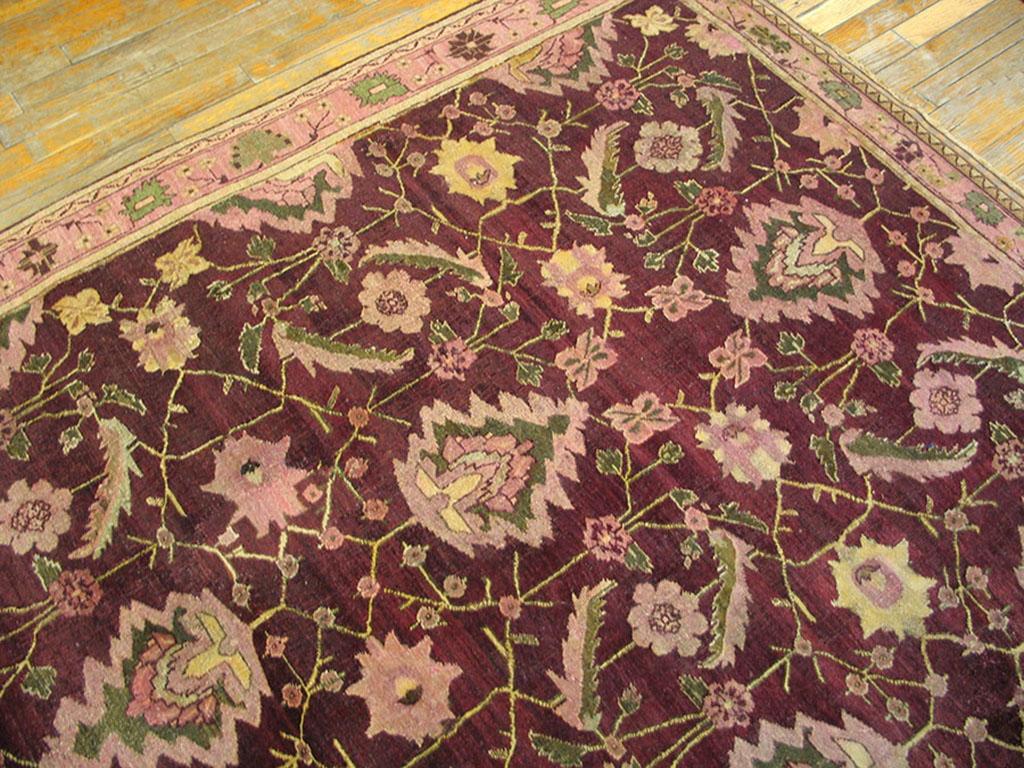 19th Century Indian Agra Carpet ( 8'6
