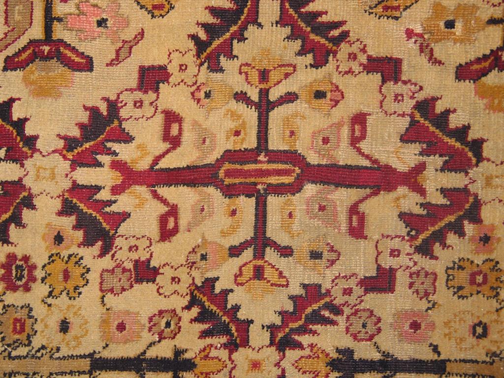 Antique Indian Agra Rug In Good Condition For Sale In New York, NY