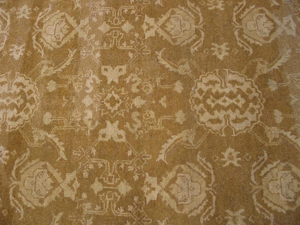 Wool Early 20th Century N. Indian Agra Carpet ( 9' x 11'8