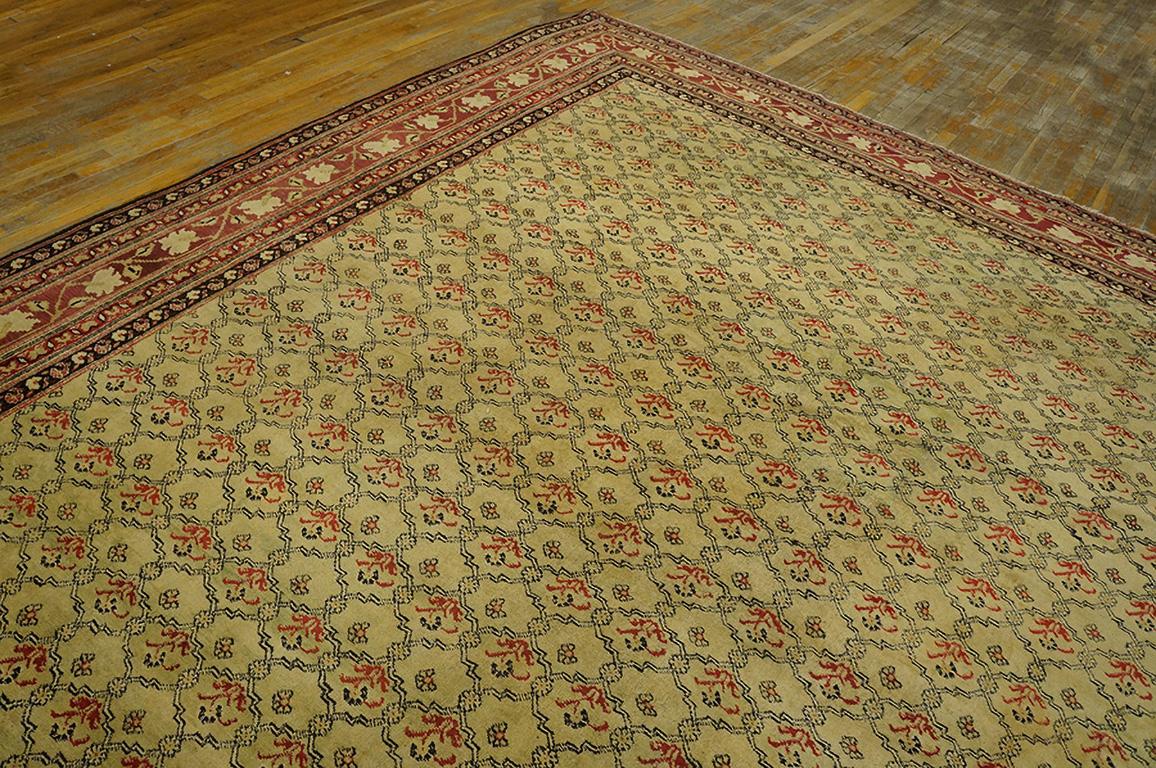 19th Century N. Indian Agra Carpet ( 10'8