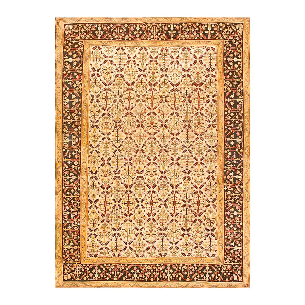 Antique Indian Agra Rug For Sale