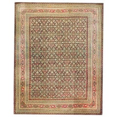 Indischer Agra-Teppich des 19. Jahrhunderts, N. Indisch, 11'10" x 15' - 360 x 458)