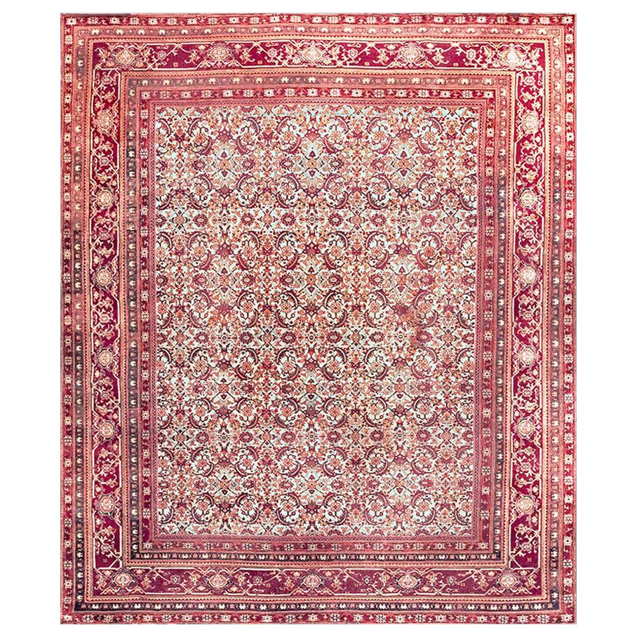 Tapis indien antique d'Agra