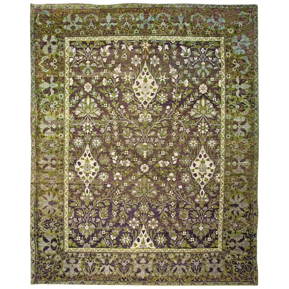 Indischer Agra-Teppich des frühen 20. Jahrhunderts ( 9'6" x 11'8" - 290 x 355") im Angebot