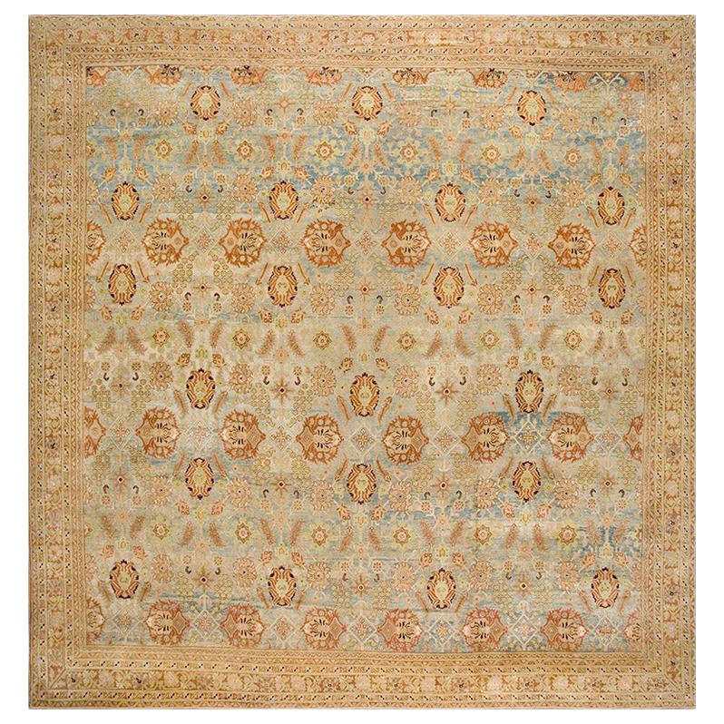 19th Century N. Indian Agra Carpet ( 13'8" x 14'2" - 416 x 432 )