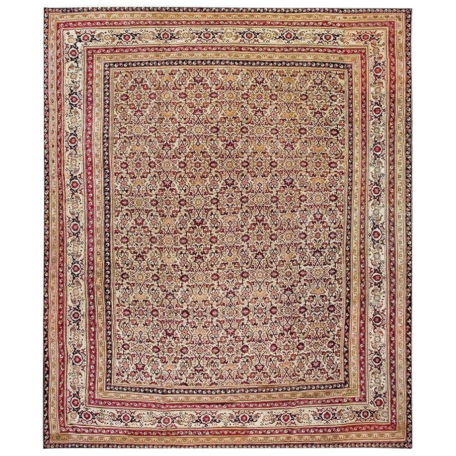 Antique Indian Agra Rug For Sale at 1stDibs