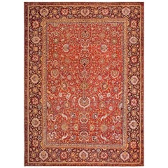 Antique 19th Century Indian Agra Carpet ( 11'6" x 15'10" - 350 x 485 )