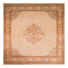 Indischer Agra-Teppich des frühen 20. Jahrhunderts ( 14'8" x 14'10" - 447 x 452")
