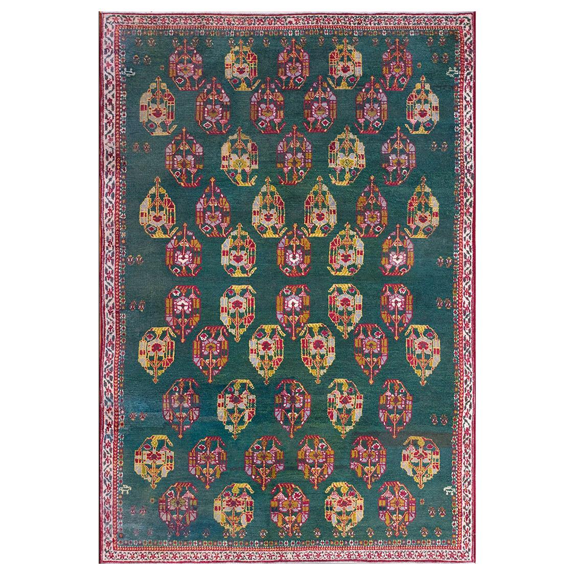 Indischer Agra-Teppich des frühen 20. Jahrhunderts ( 5'10" x 8'6" - 178 x 260)