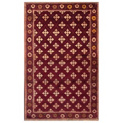 Tapis indien antique d'Agra