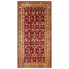 Tapis Agra du 19ème siècle ( 4' x 8'5" - 122 x 264 )