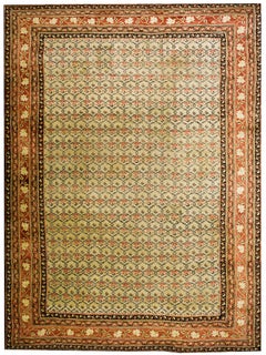 Alfombra Agra del siglo XIX del norte de la India ( 10'8" x14'8" - 325 x 447 )