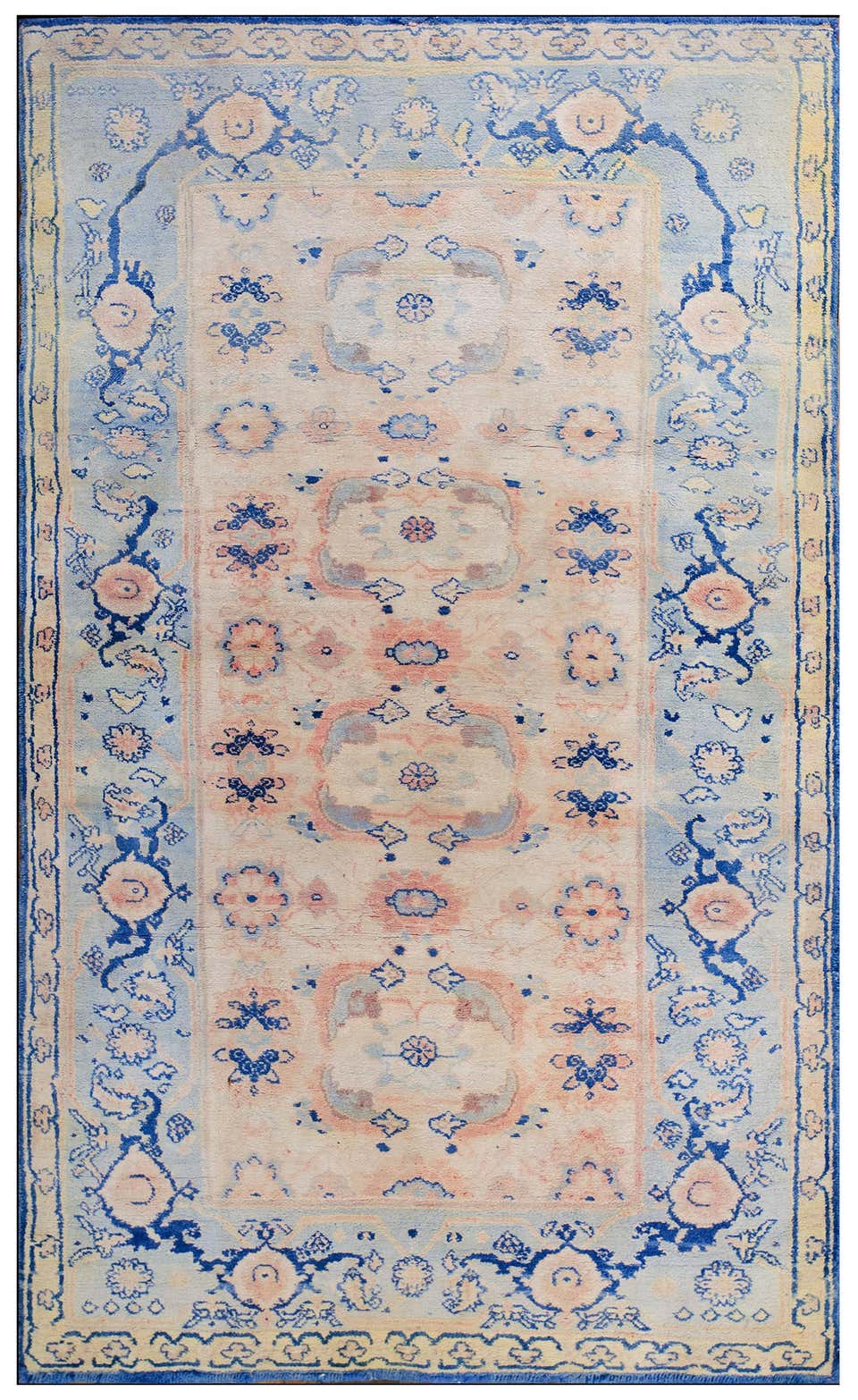 Antique Indian Agra Rug For Sale at 1stDibs