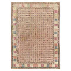Antique Indian Agra Rug