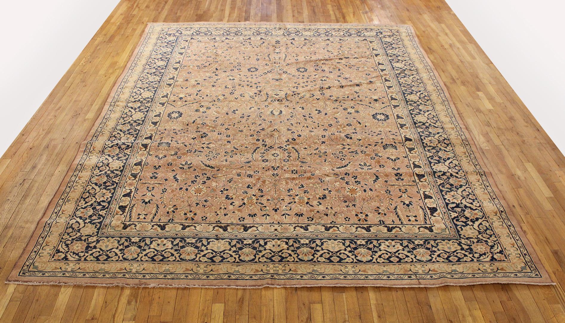 Antique Indian Agra Oriental rug, size 11'9