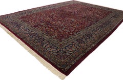 Antique Indian Agra Rug with Victorian Renaissance Style