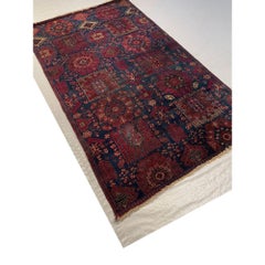 Antique Indian Agra Traditional Design Rug 6'8''x3'11''