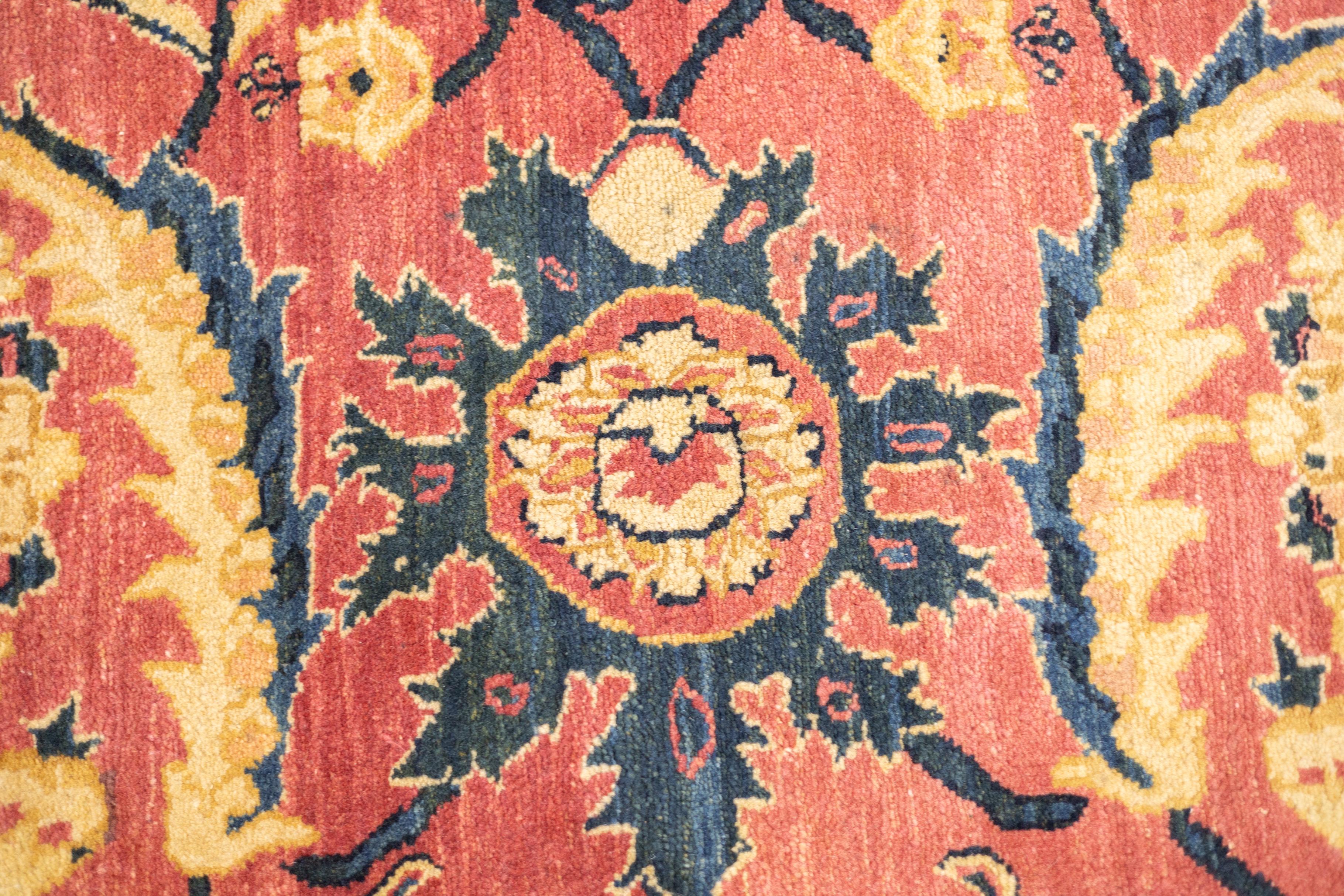 Antike indische Agra Wollteppich 8'11