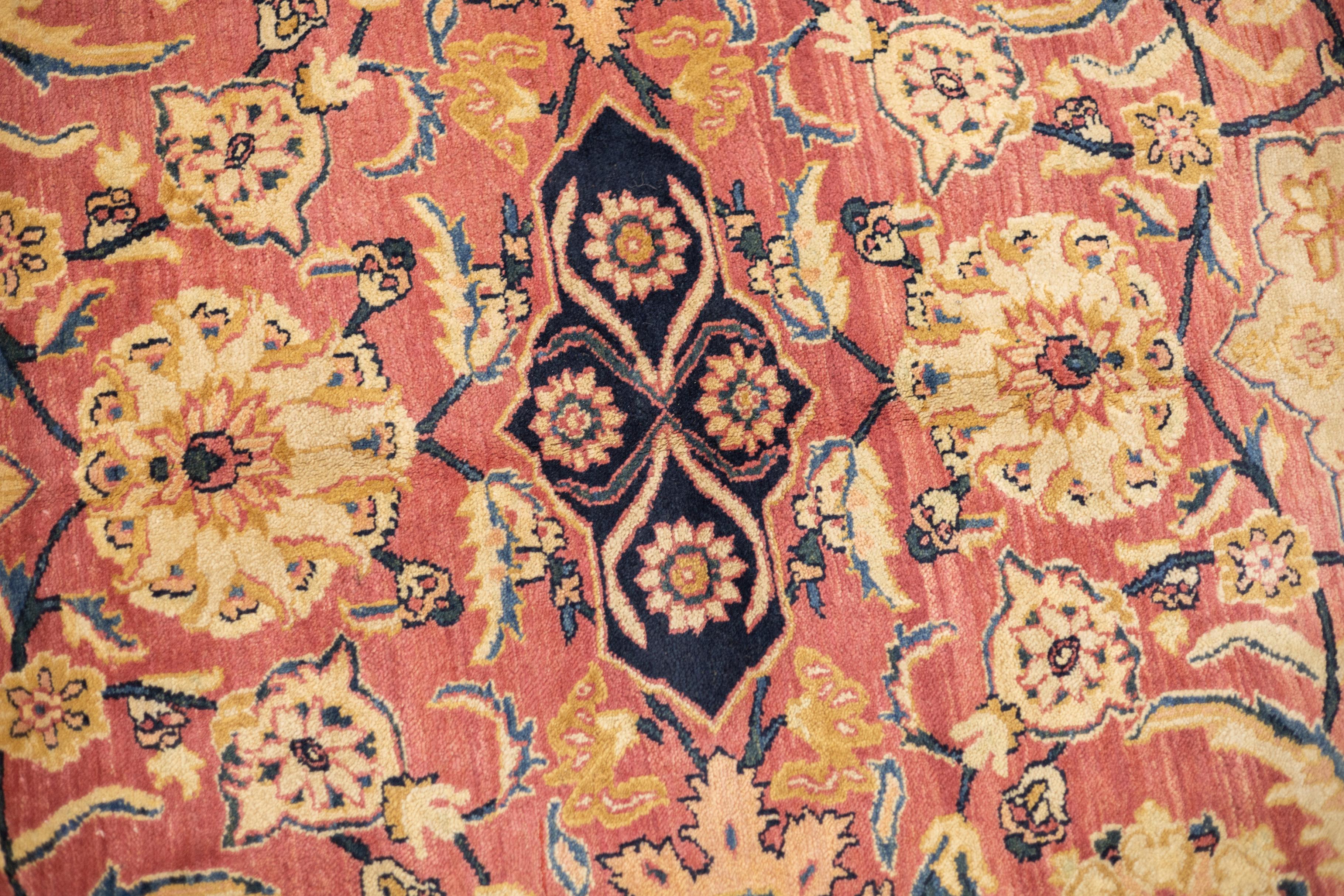 Antike indische Agra Wollteppich 8'11