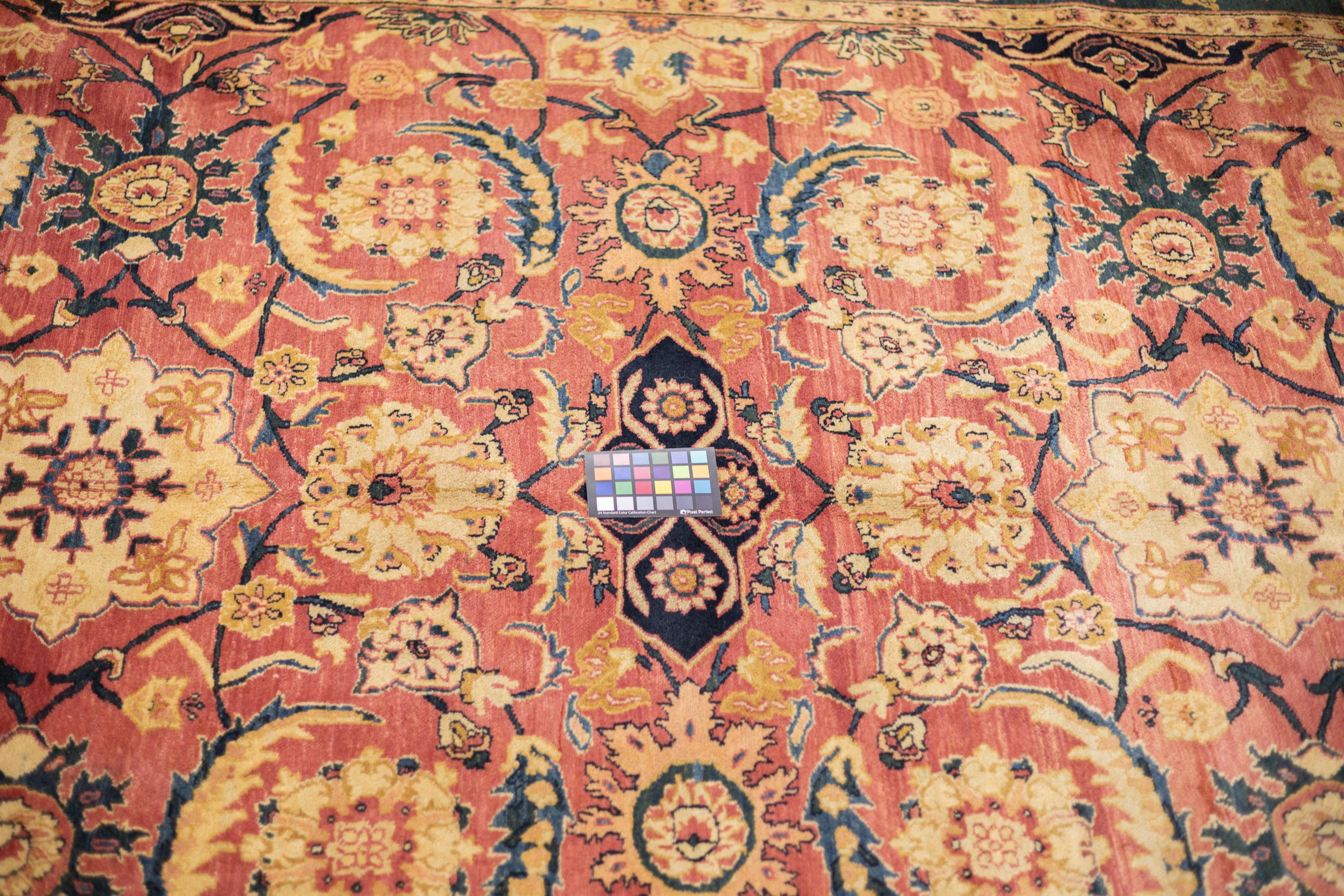 Antike indische Agra Wollteppich 8'11