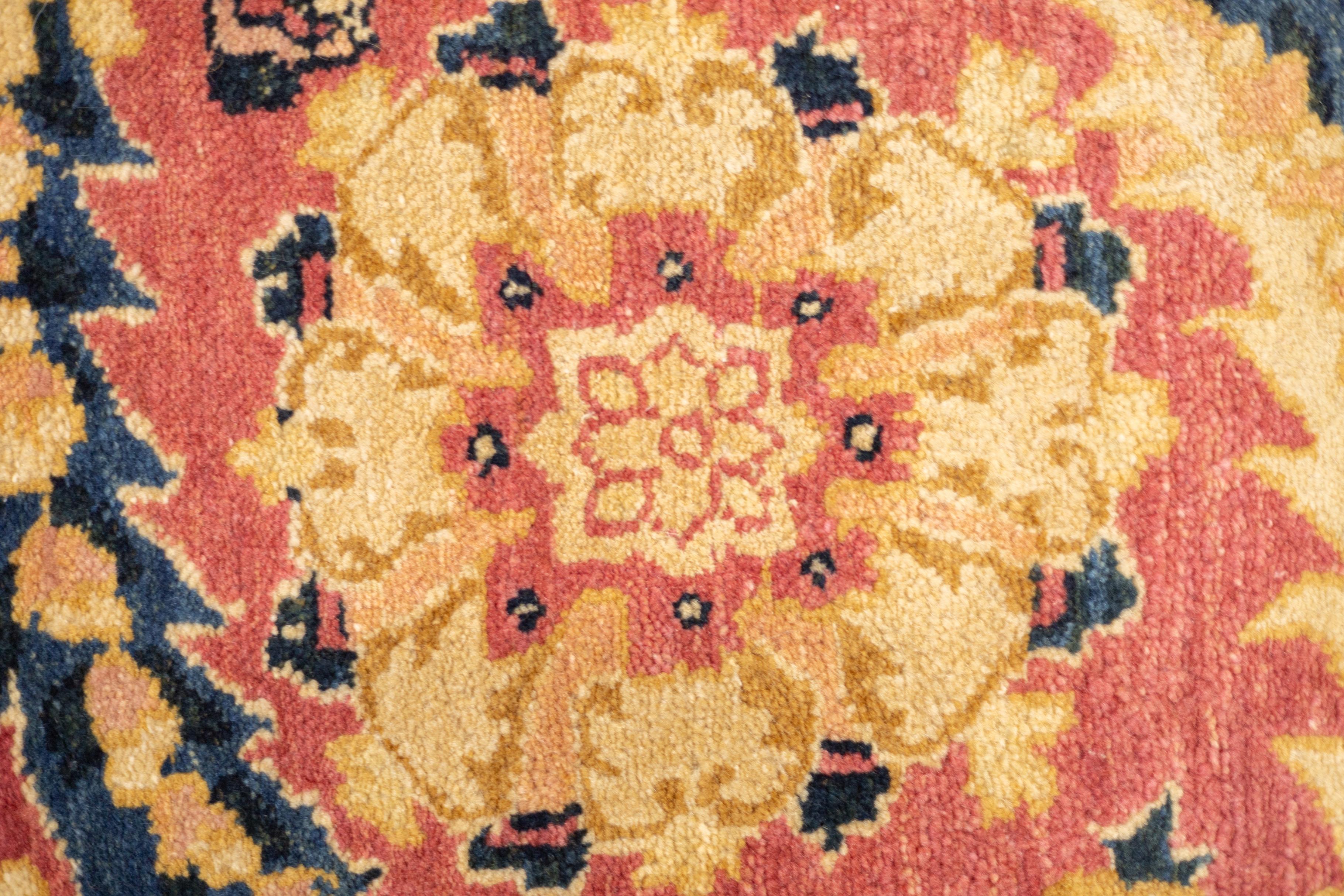 Antike indische Agra Wollteppich 8'11