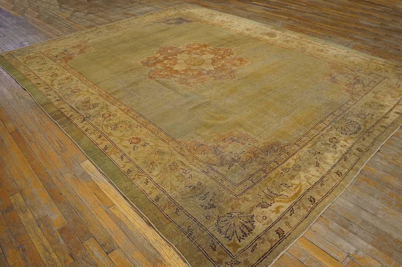 Agra Early 20th Century N. Indian Amritsar Carpet ( 9'2
