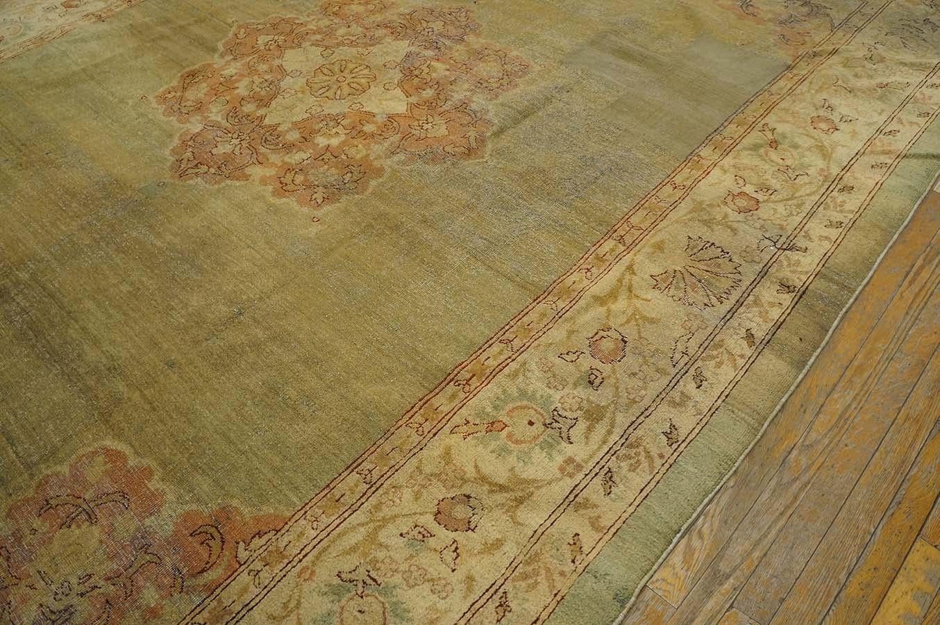 Wool Early 20th Century N. Indian Amritsar Carpet ( 9'2