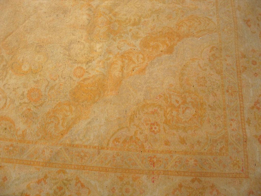 Wool Late 19th Century N. Indian Amritsar Carpet ( 10'3