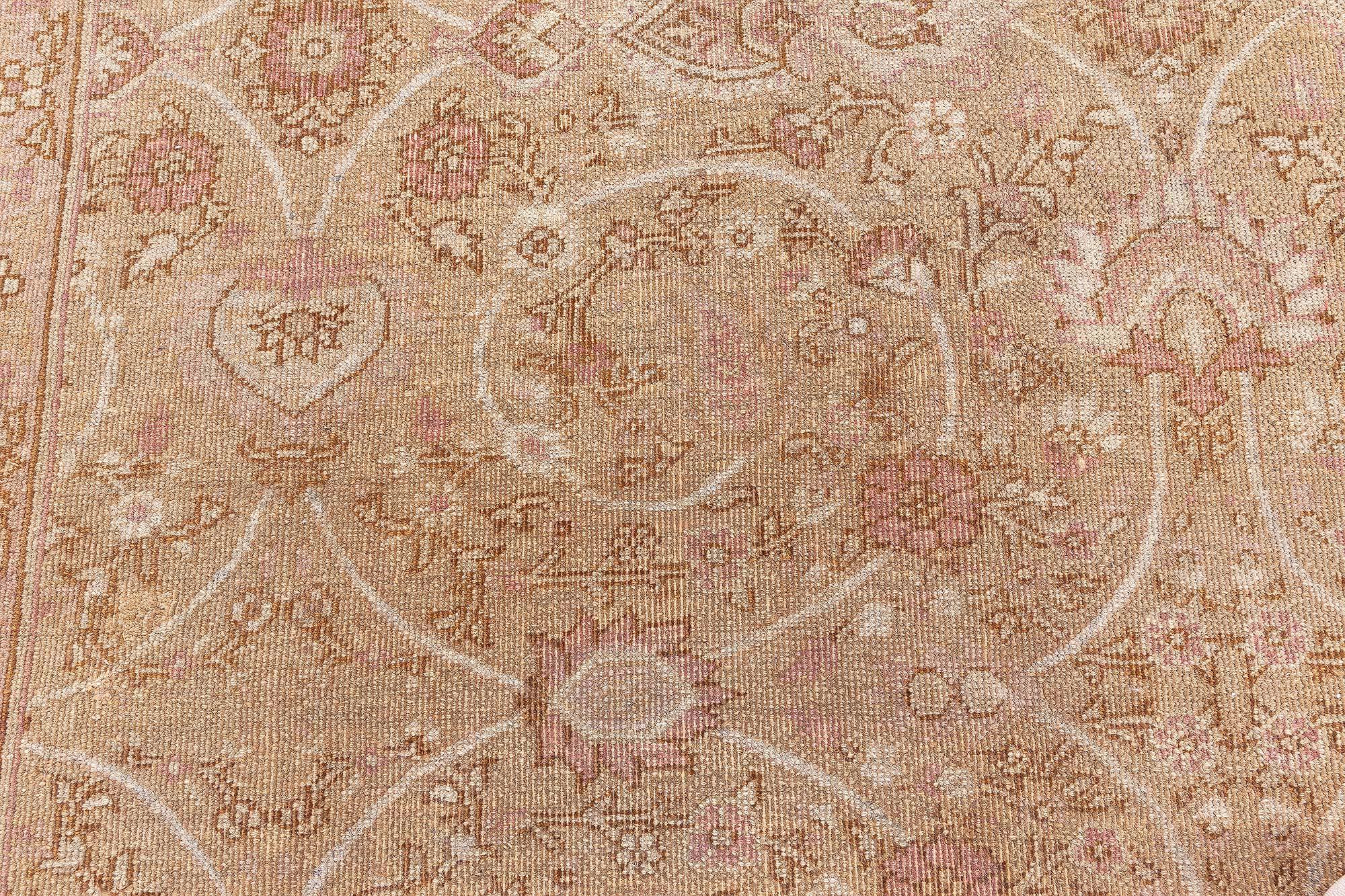 Tessuto a mano Doris Leslie Blau Tappeto antico indiano Amritsar Botanic Dimensioni adattate in vendita