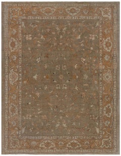 Tapis indien antique Amritsar Botanic fait main en laine