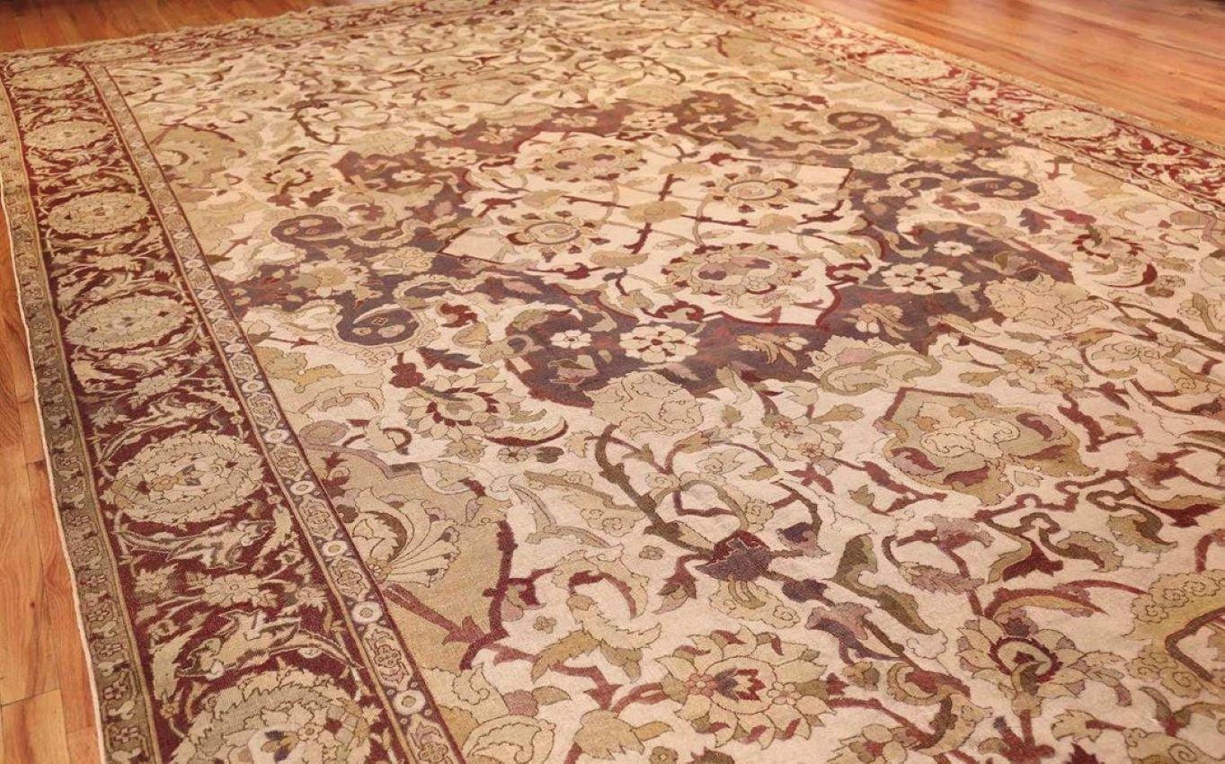 Early 20th Century Antique Indian Amritsar Carpet For Sale