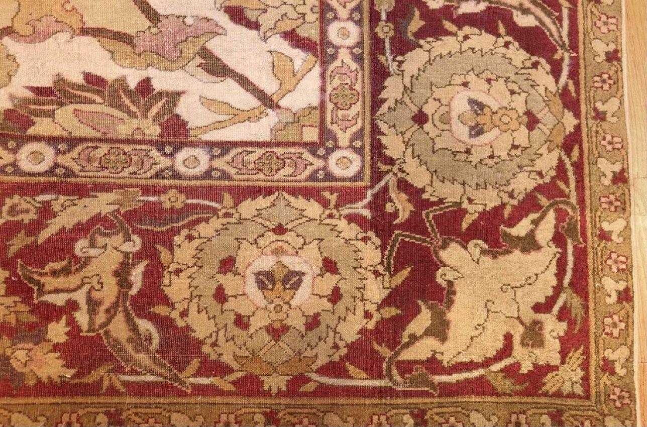 Antiker indischer Amritsar-Teppich (Wolle) im Angebot