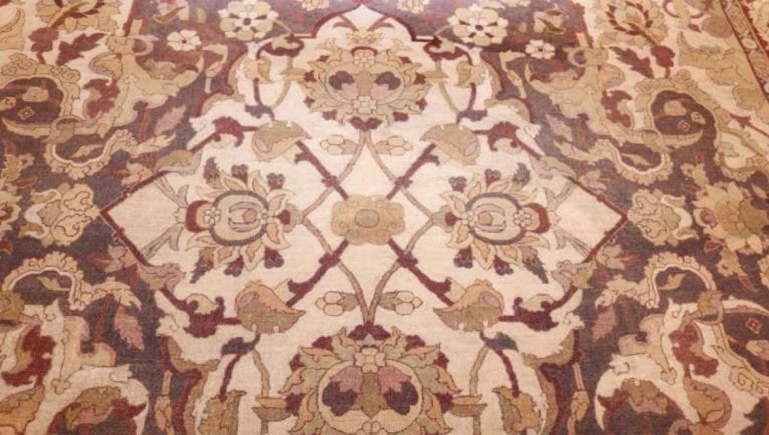 Antiker indischer Amritsar-Teppich im Angebot 1