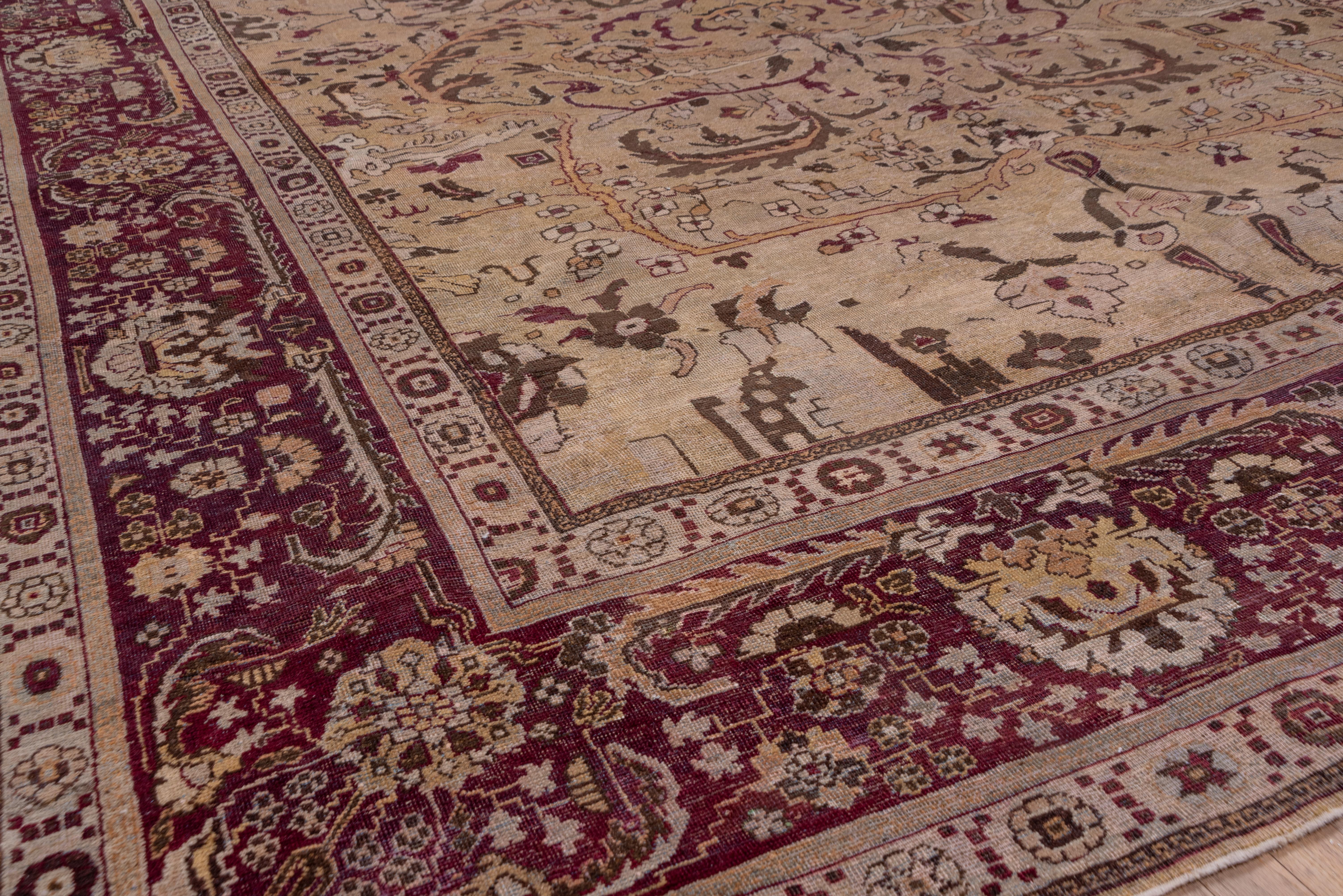 Antique Indian Amritsar Carpet, circa 1920s For Sale 1